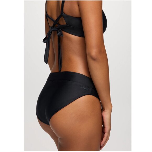 PrAna Women's Summer Wave Bikini Bottom In Black Size Large NWT - Picture 2 of 8